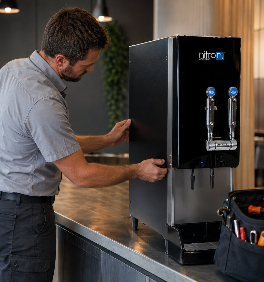 Commercial beverage equipment service technician
